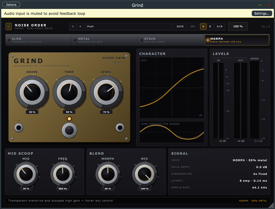 GRIND interface